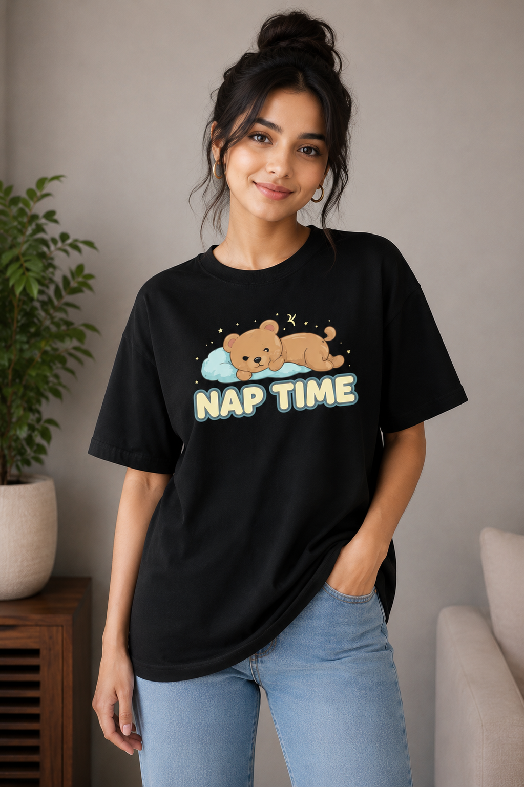 Nap Time Classic Oversized Tee