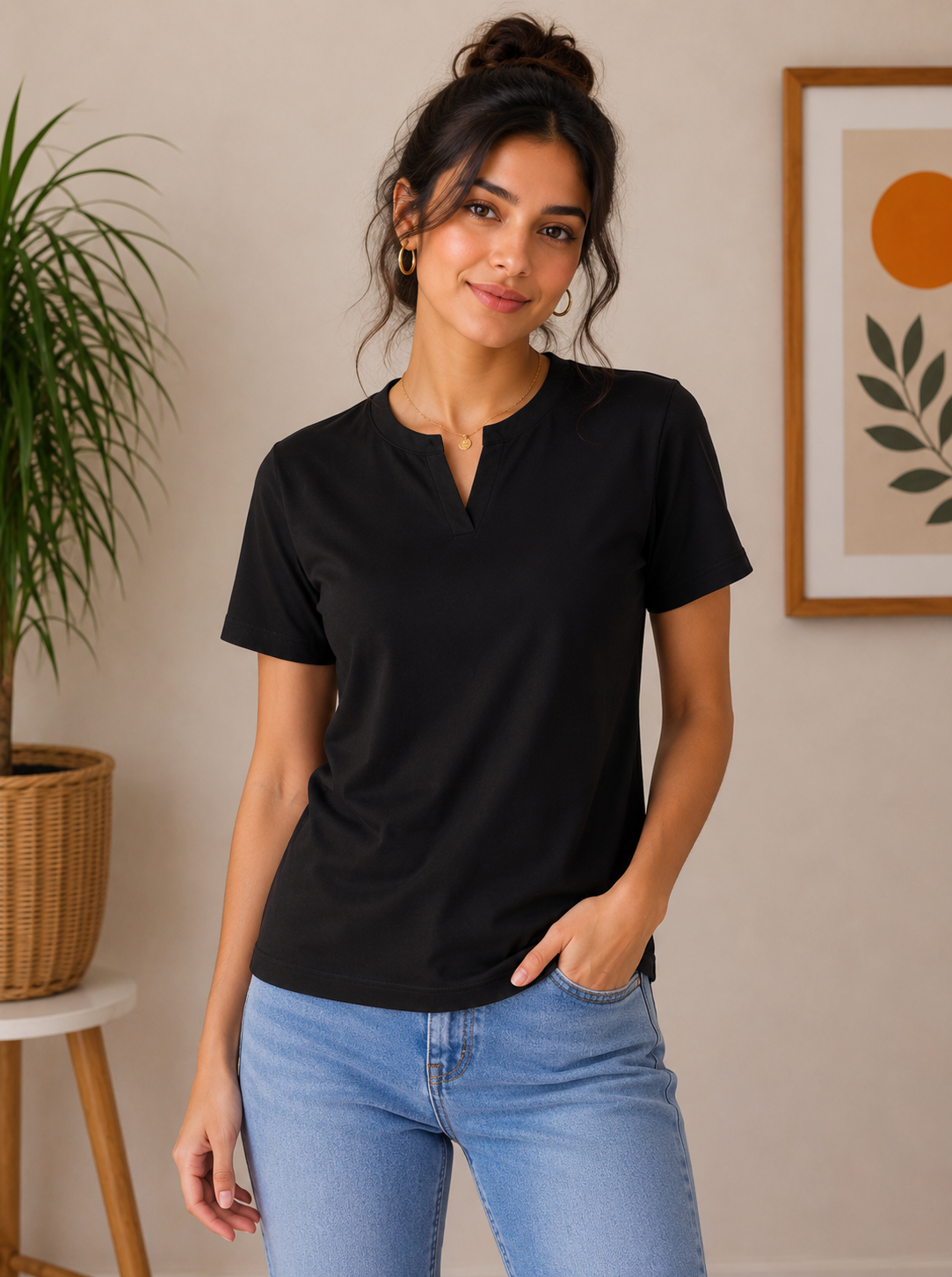 Notch half sleeves