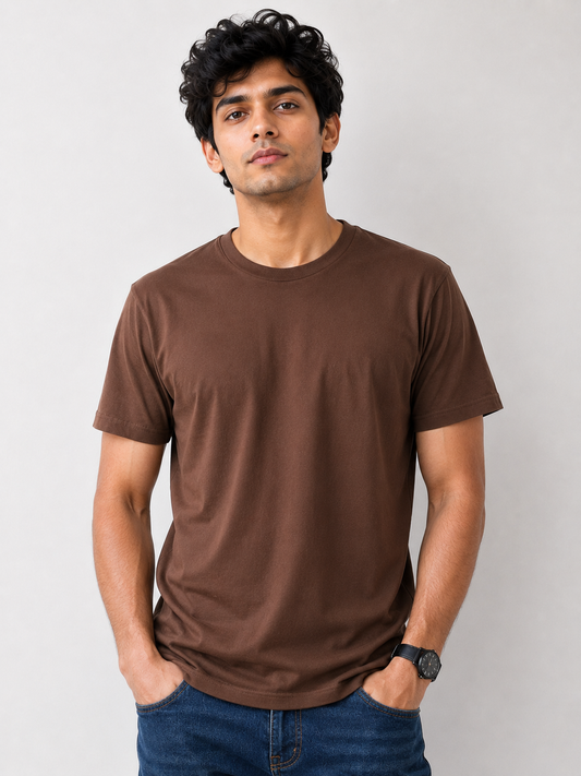 Brown Basic Tshirt