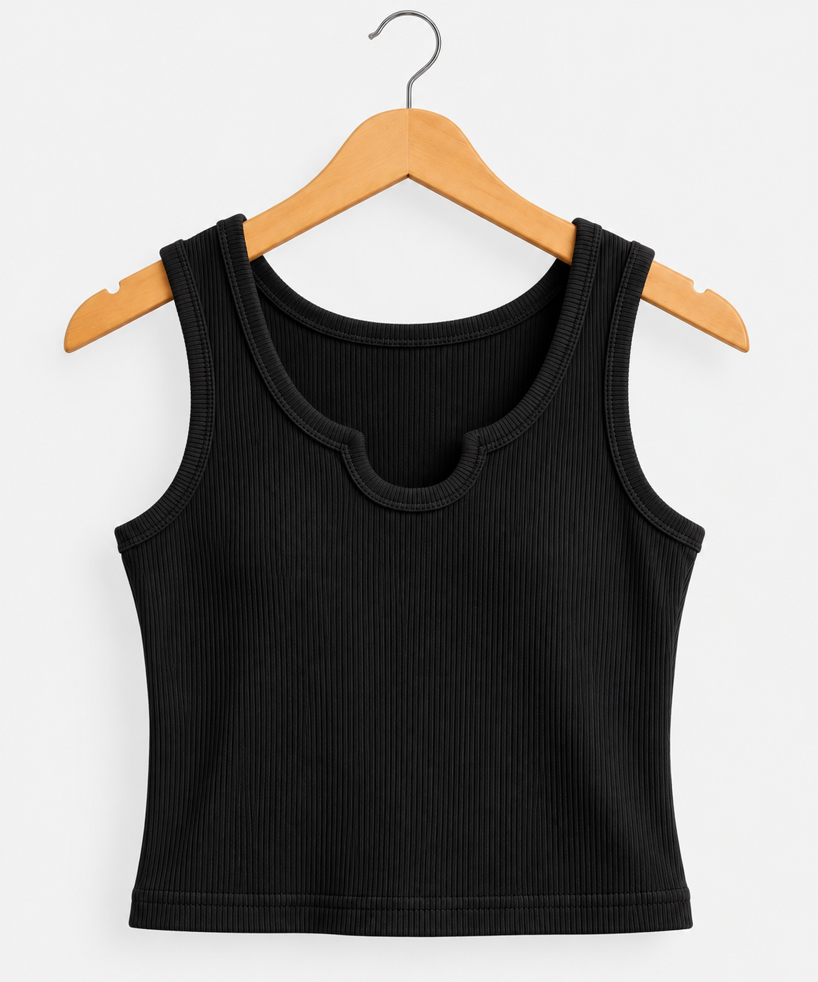 Notch Tank Top Black