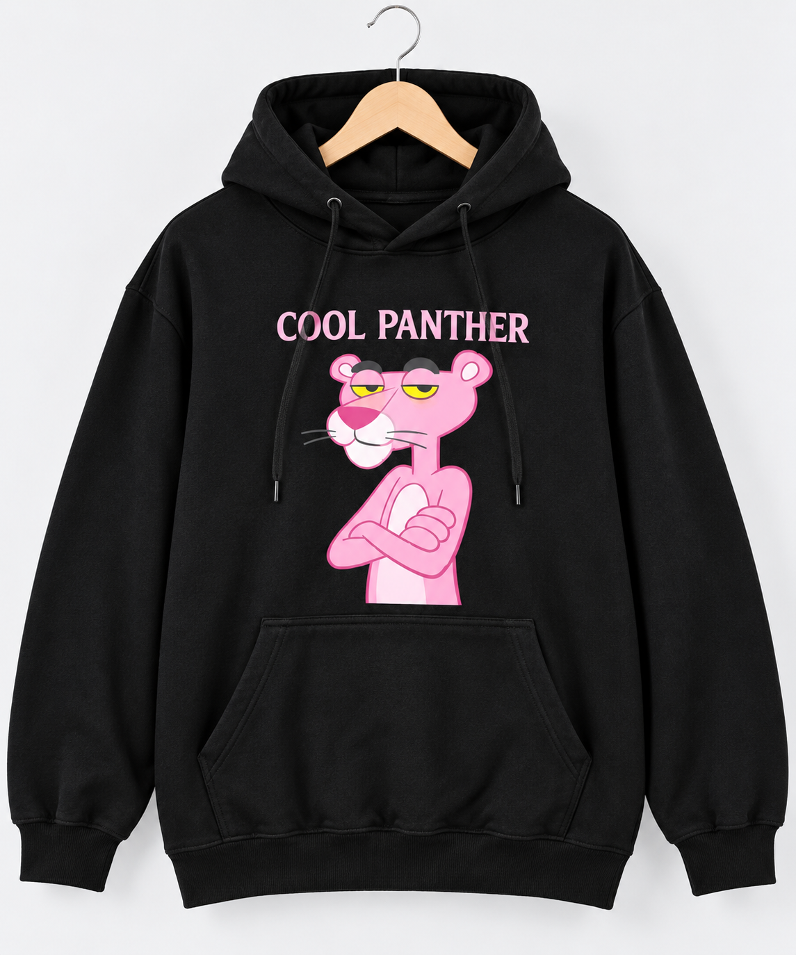 Cool Panther Graphic Hoodie Black