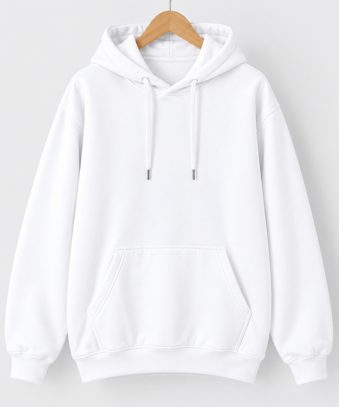 Plain Oversized Hoodie White