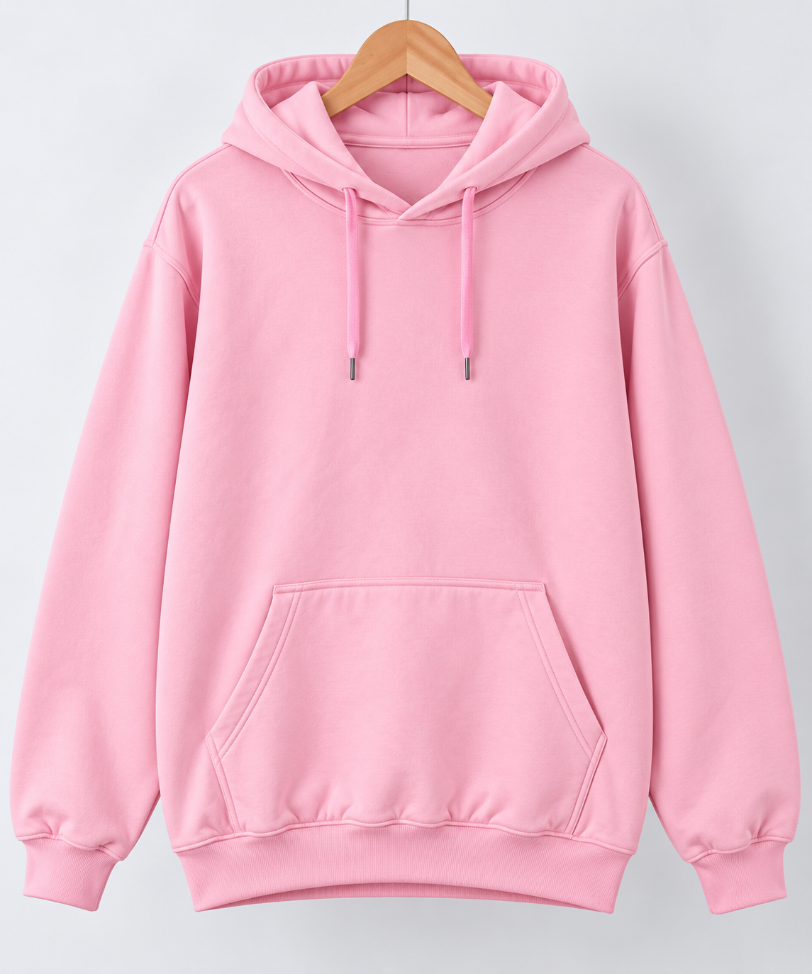 Plain Oversized Hoodie Pink