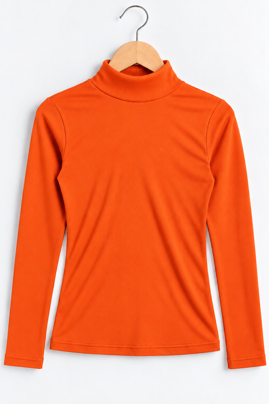 Mock Neck Full Sleeve Top Carrot