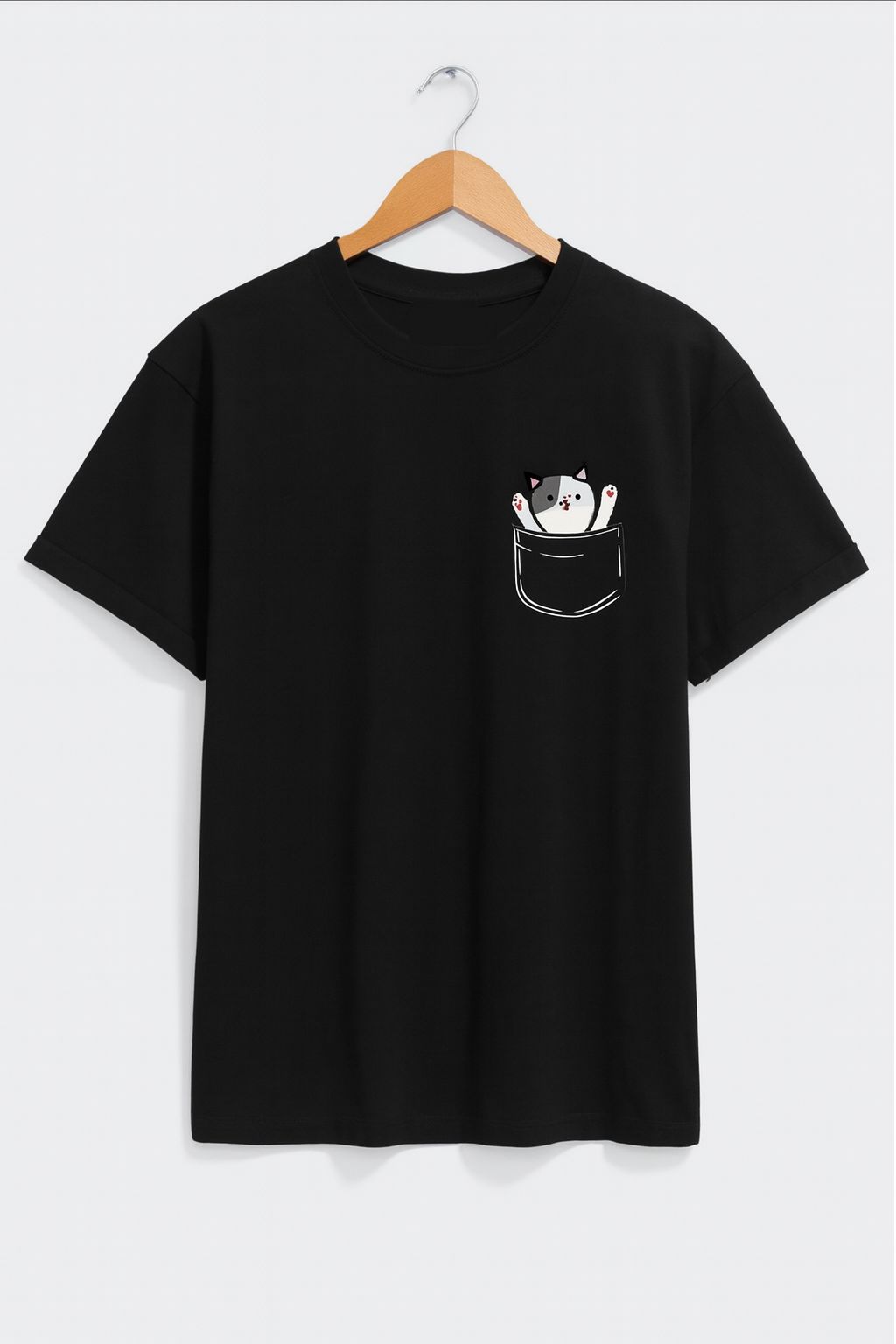Pocket Cat knot Black