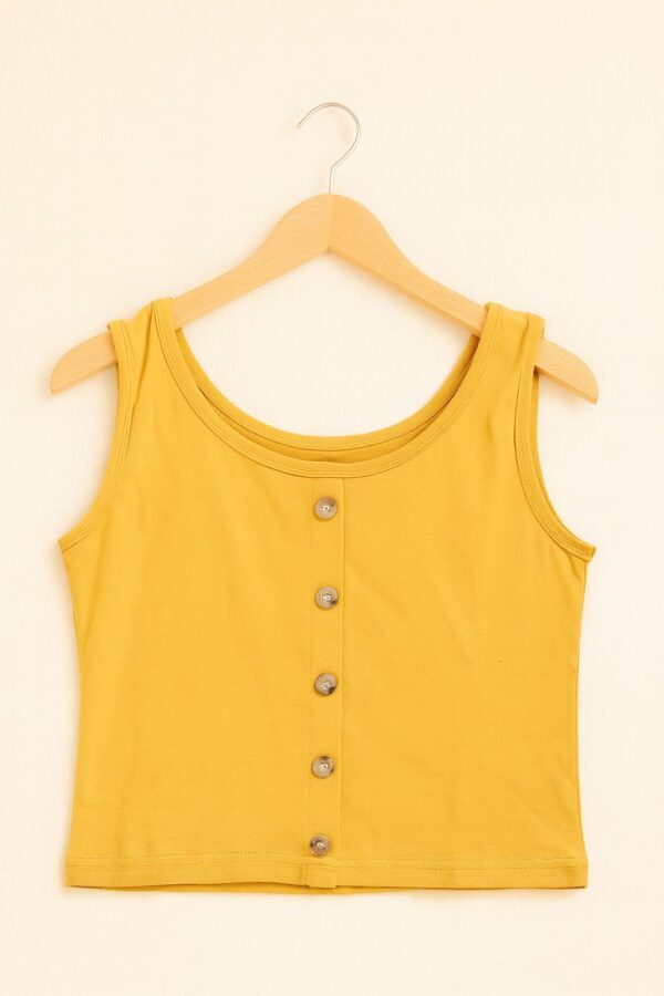 Button Tank Top