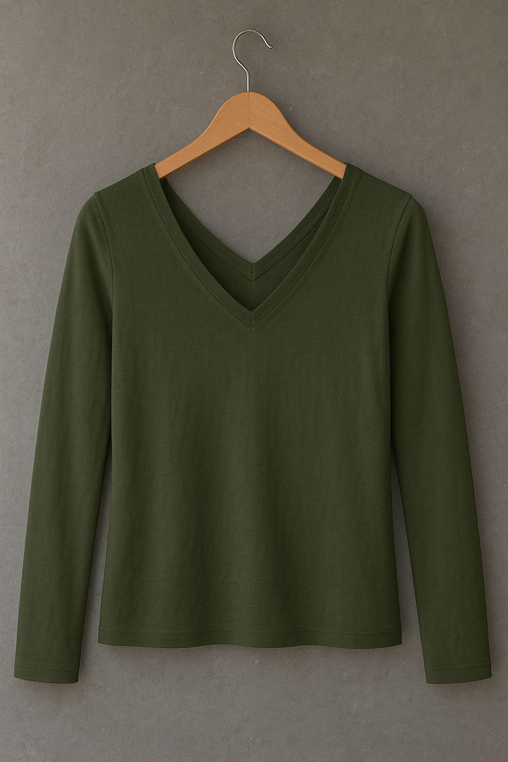 V neck full sleeves top