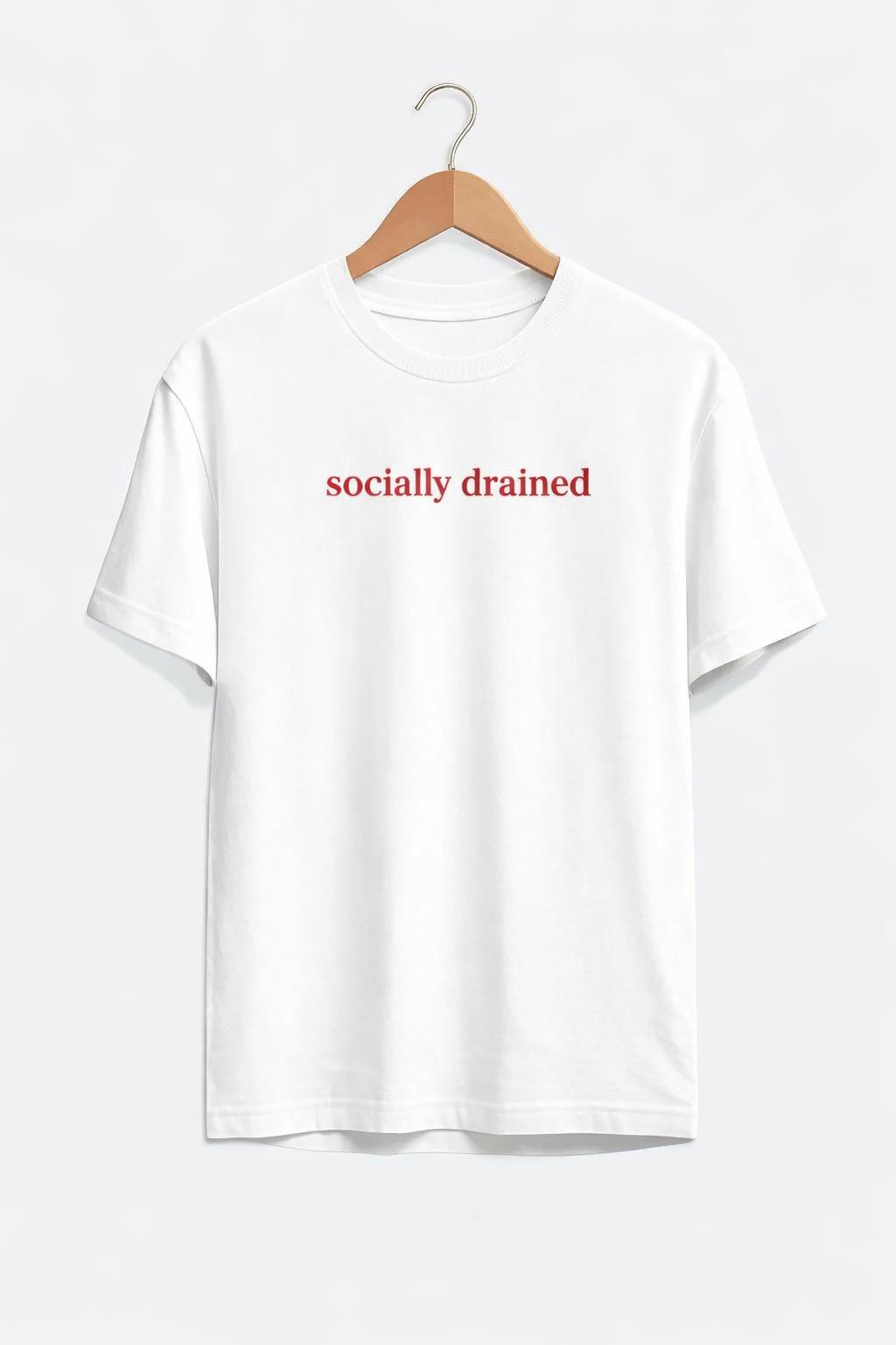 Socially Drained Regular Tee