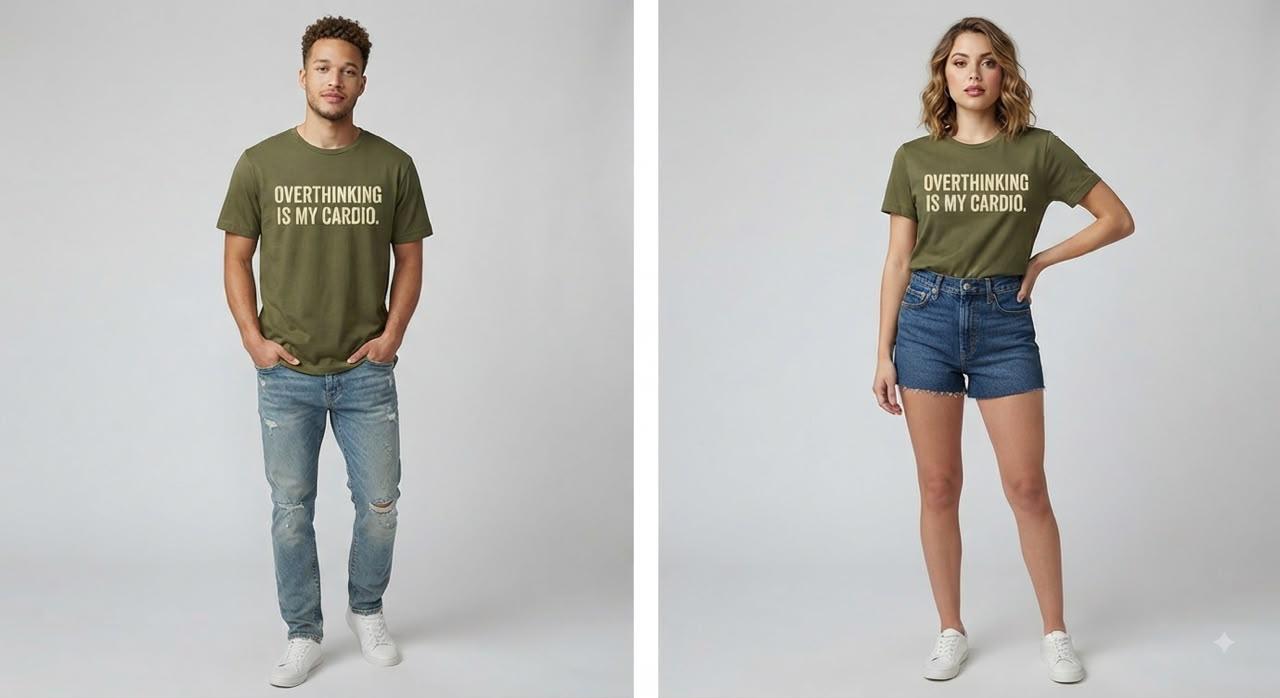 Overthinking Is My Cardio Regular Tee
