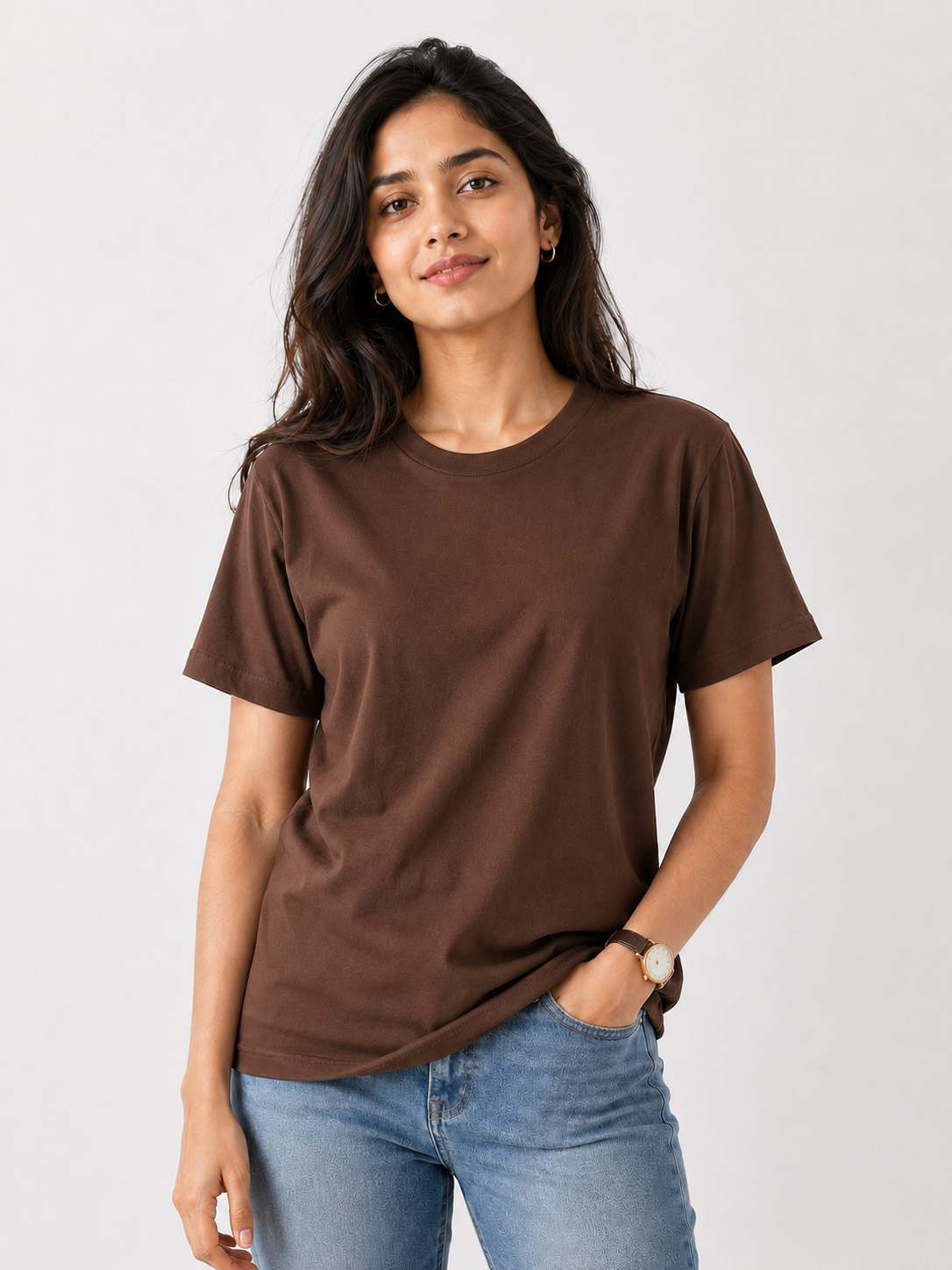 Brown Basic Tshirt