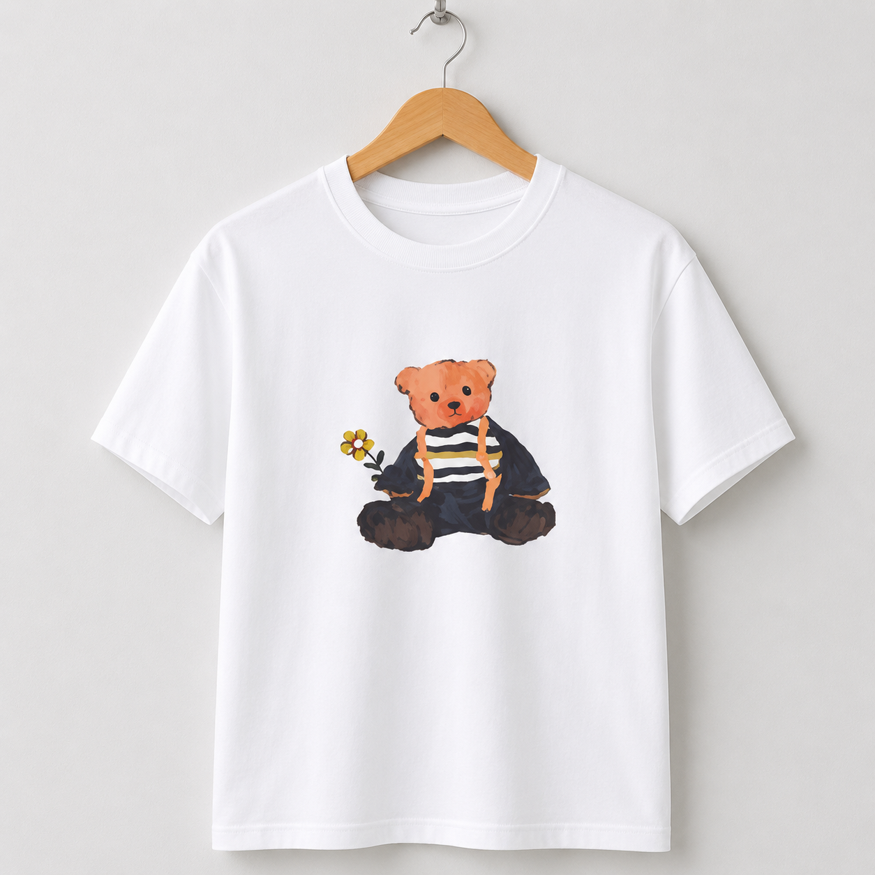 Teddy Bear Grey T-Shirt