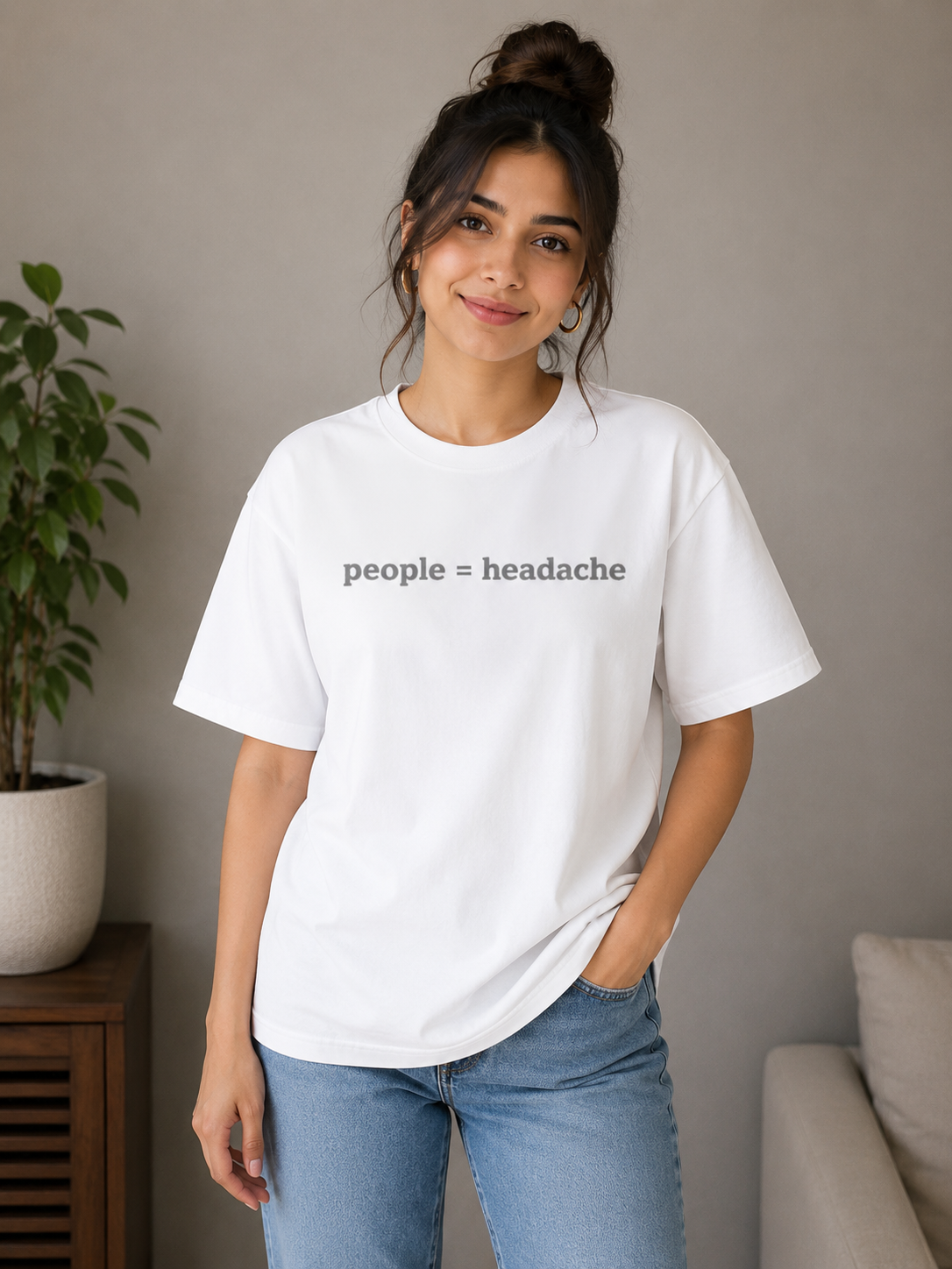 People = Headache Studio Oversized Tee