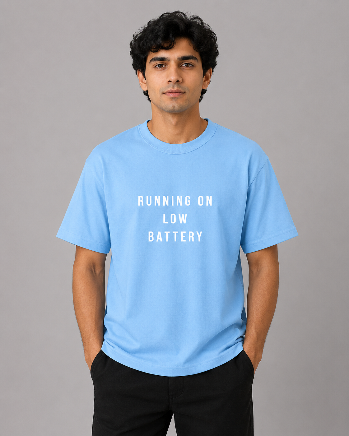 Running On Low Battery Regular Fit T-Shirt