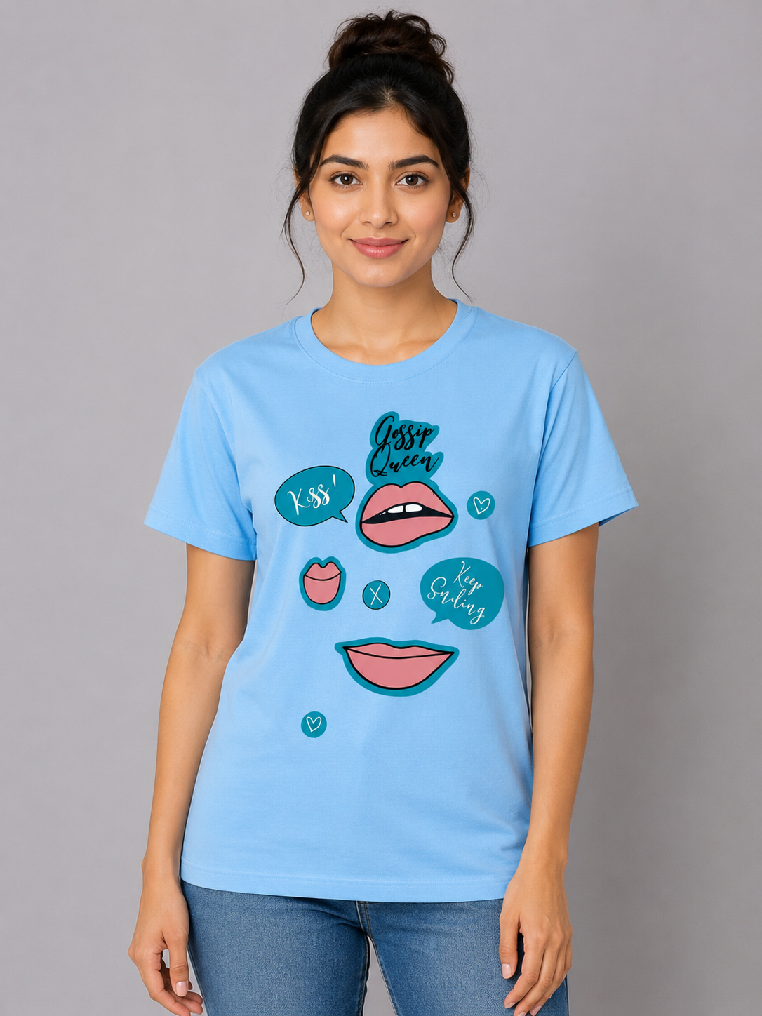 Red lip tee