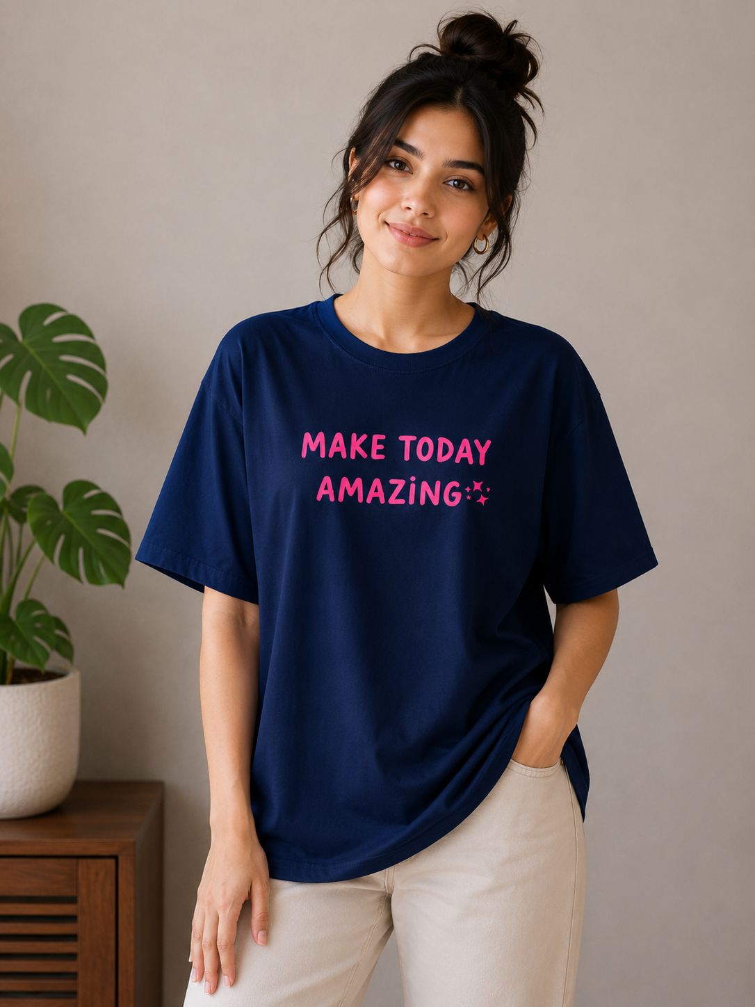 Make Today Amazing Signature Oversized Tee