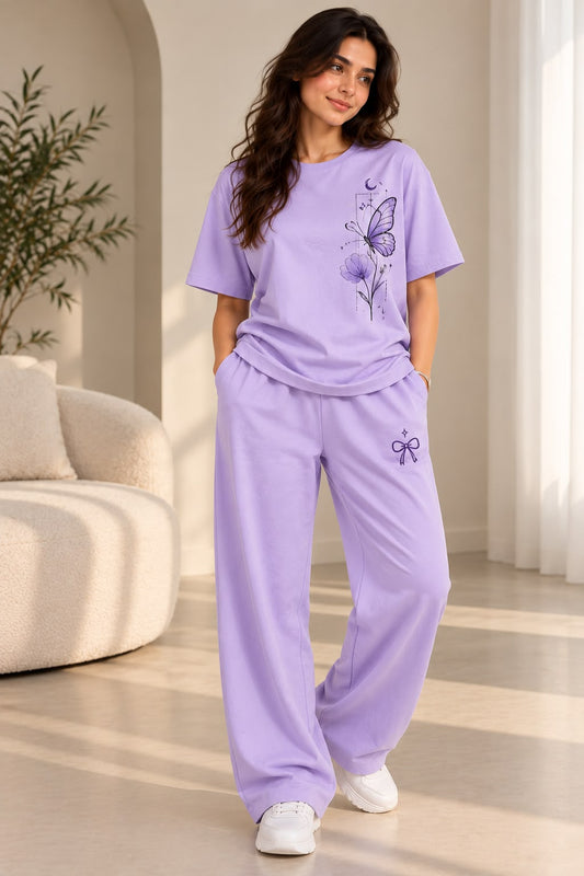 Butterfly Bloom Lavender Coord Set