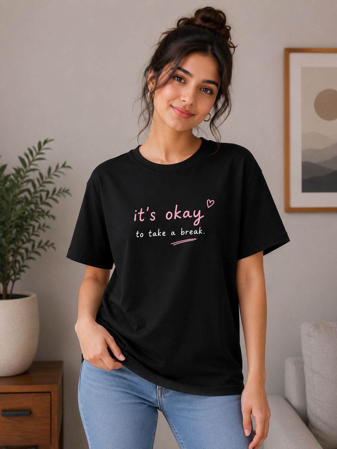 ITS OK Regular Fit T-Shirt