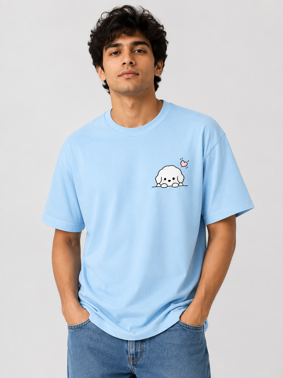 Peekaboo Puppy Regular Fit T-Shirt