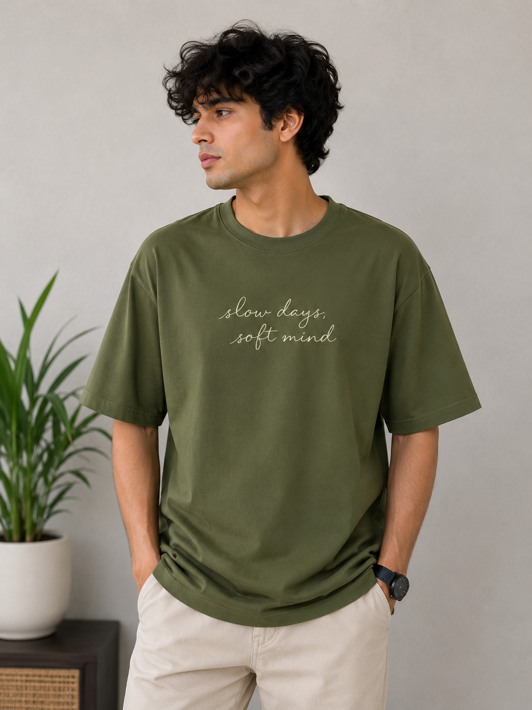 Slow Days Studio Oversized Tee
