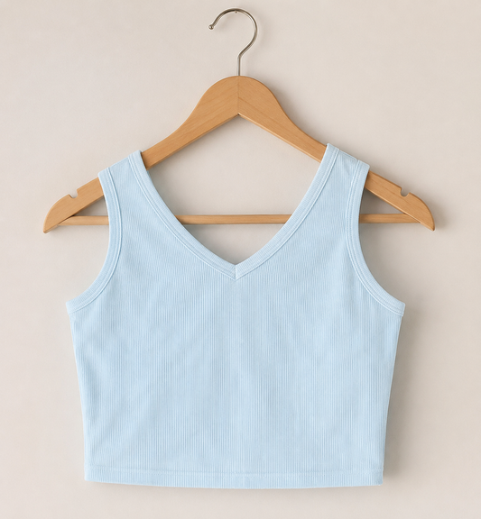 Deep v tank top