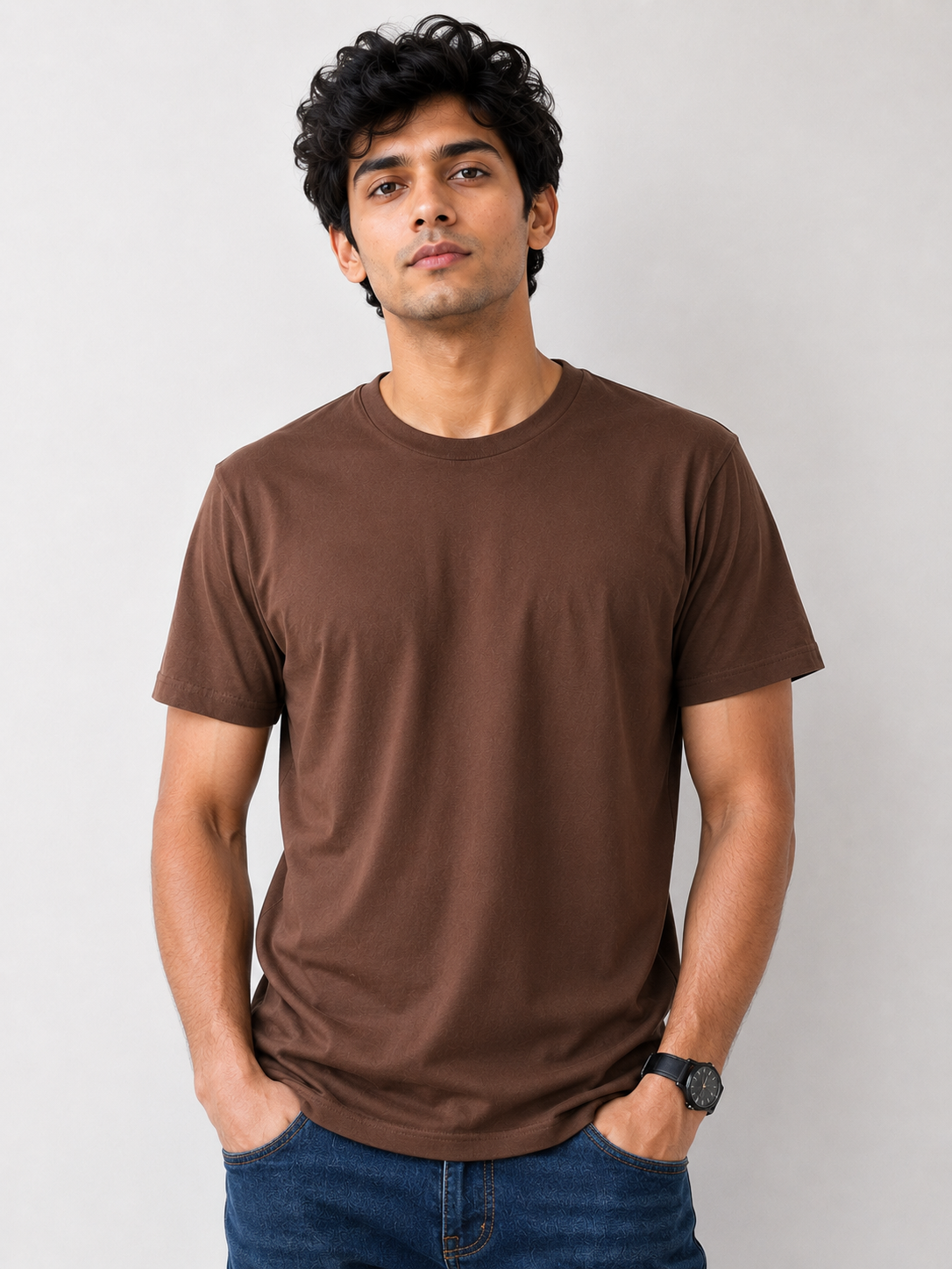 Brown Basic Tshirt
