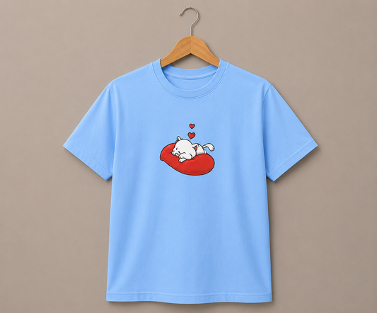 Cat love heart