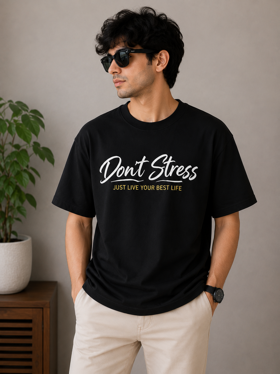 Don’t Stress Oversized Tee