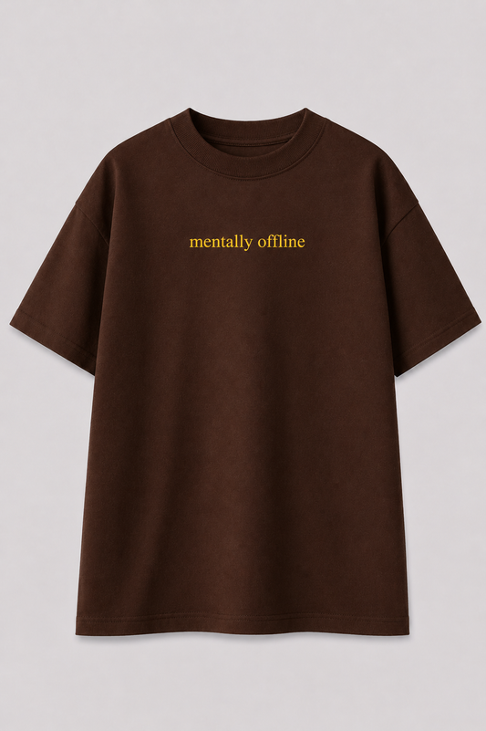 Mentally Offline Classic Oversized Tee