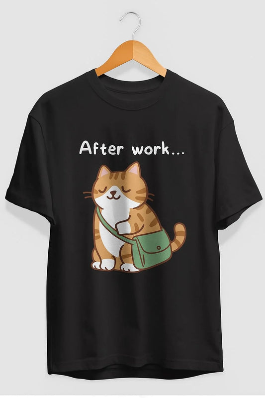 After Work Tired Cat