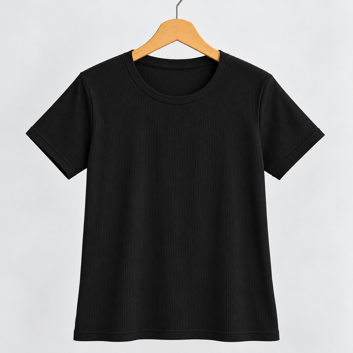 Ribbed Top Black