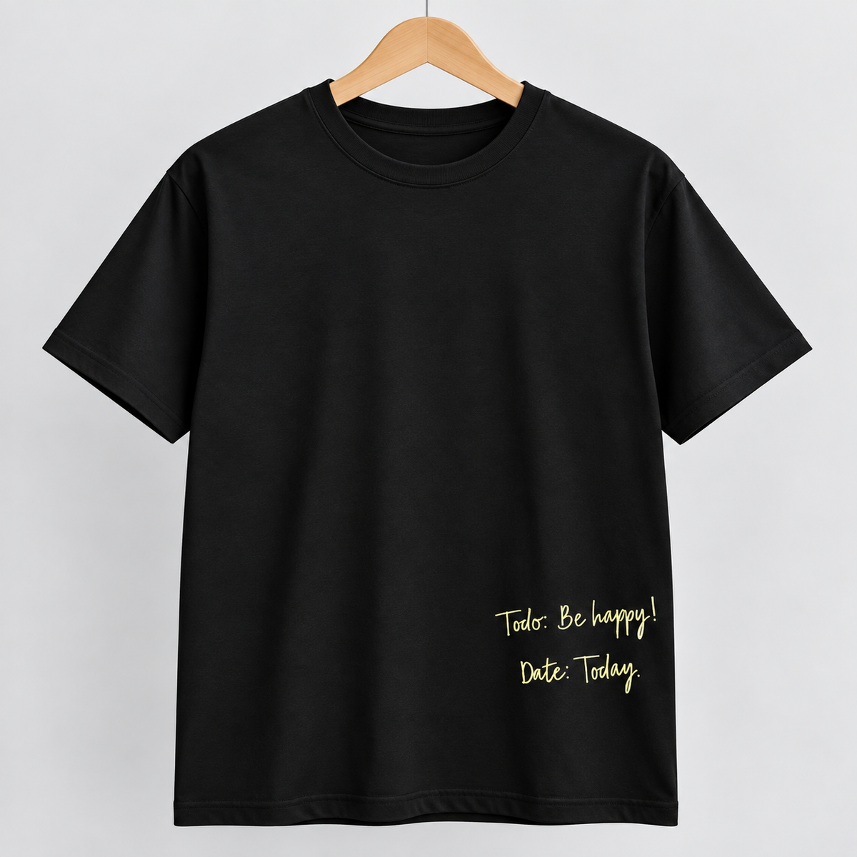 Today Be Happy Oversized Tshirt