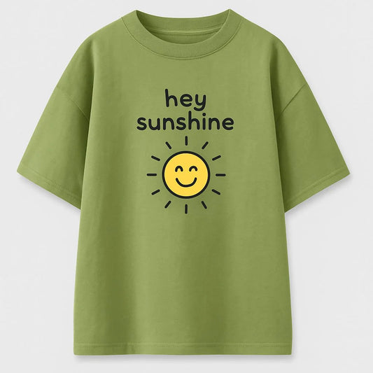 Hey Sunshine Oversized Tshirt