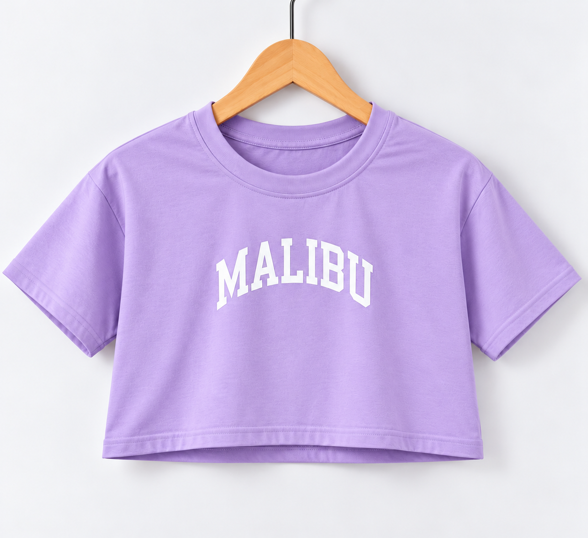 Malibu Crop T-Shirt Lavender
