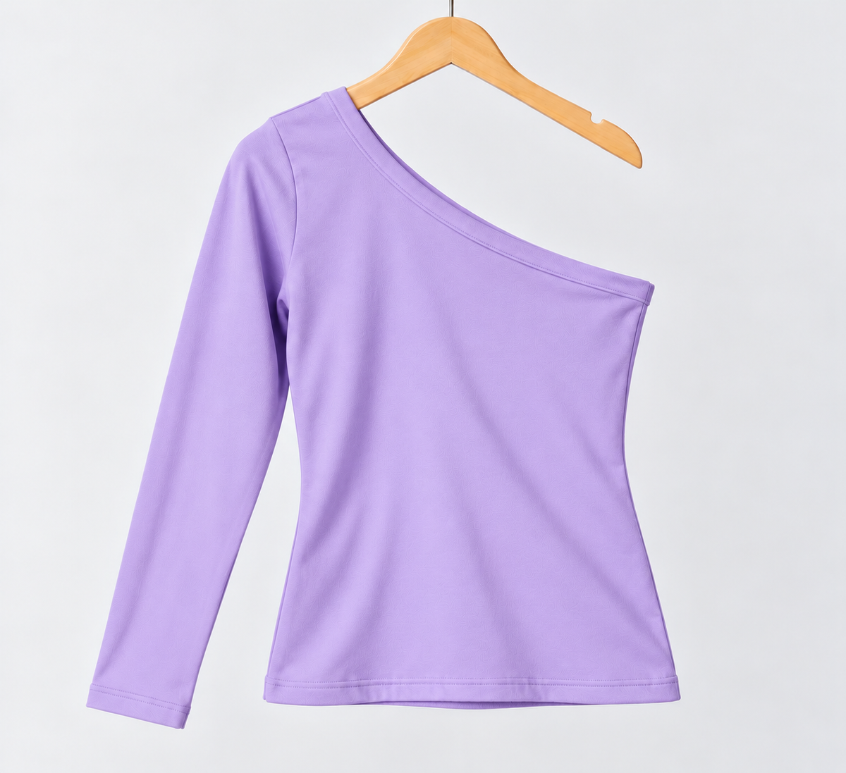 One Shoulder Top Lavender