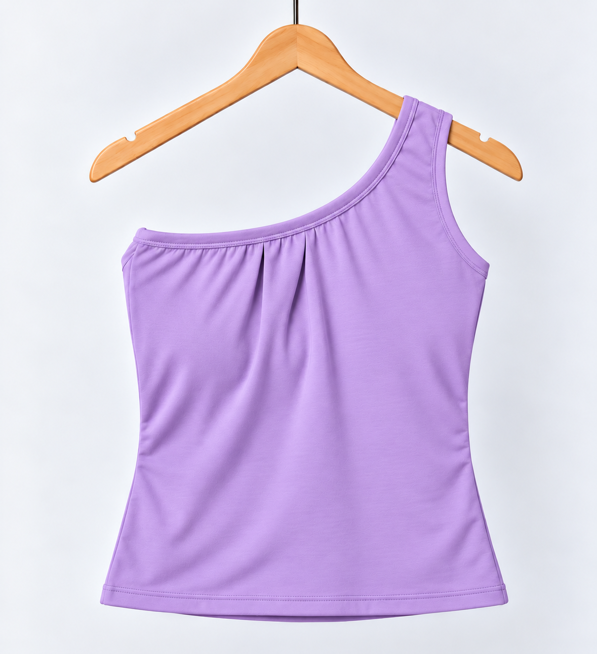 One Shoulder Sleeveless Top Lavender