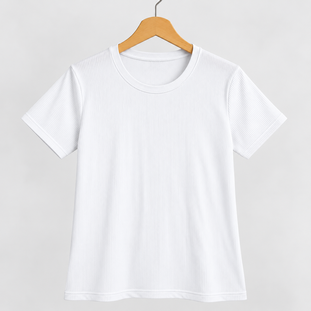 Ribbed Top White
