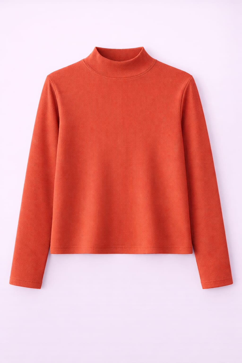 Mock neck top full sleeves