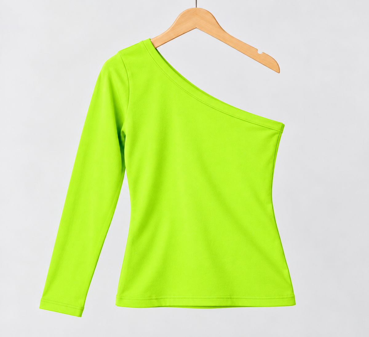 One Shoulder Top Neon