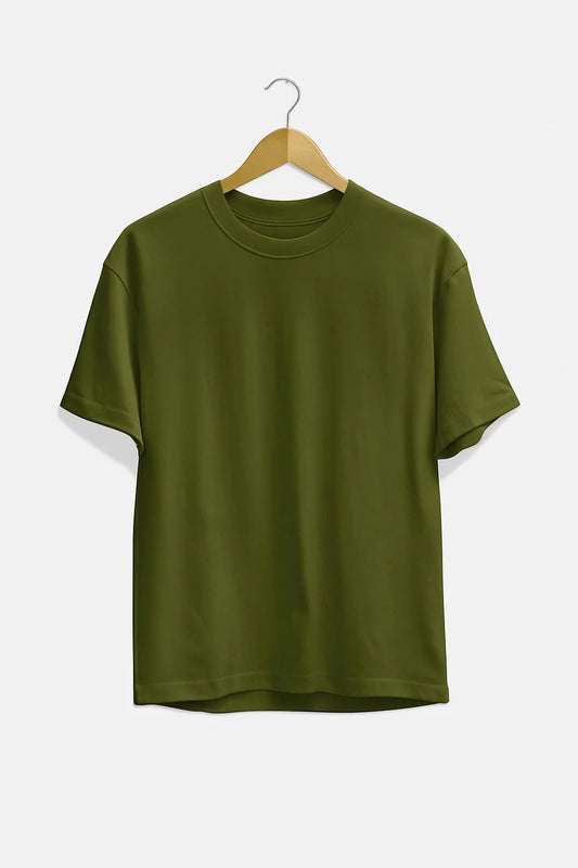 Olive Green Basic Tshirt