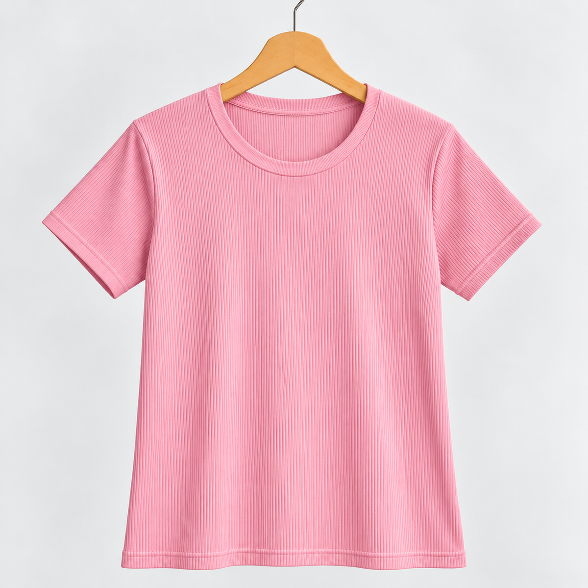 Ribbed Top Pink