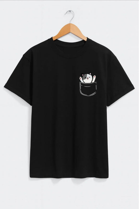 Pocket Cat knot Black