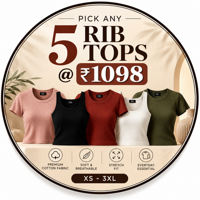 5 Rib Tops @1098