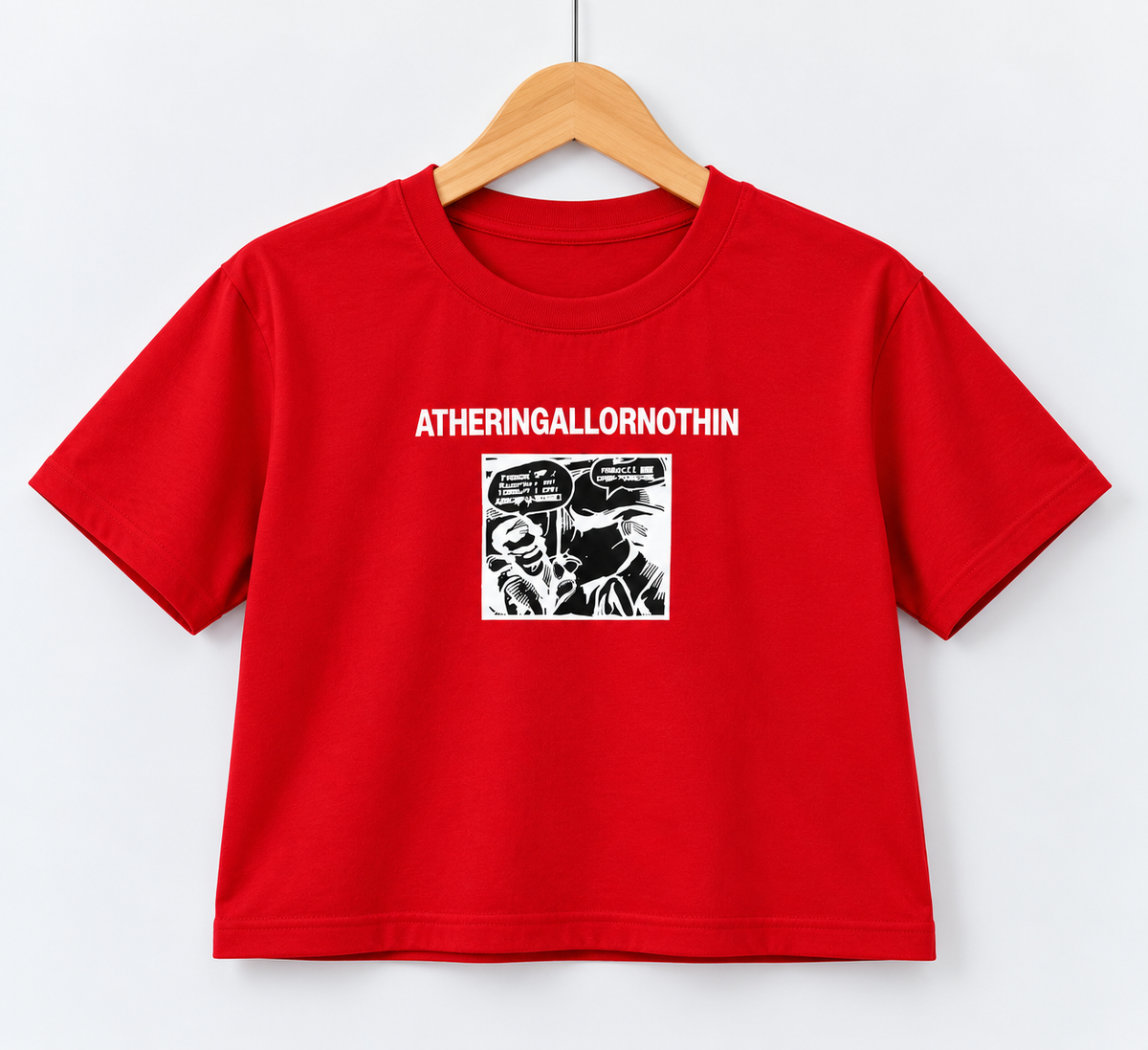 Atheringallornothin Graphic T-Shirt Red