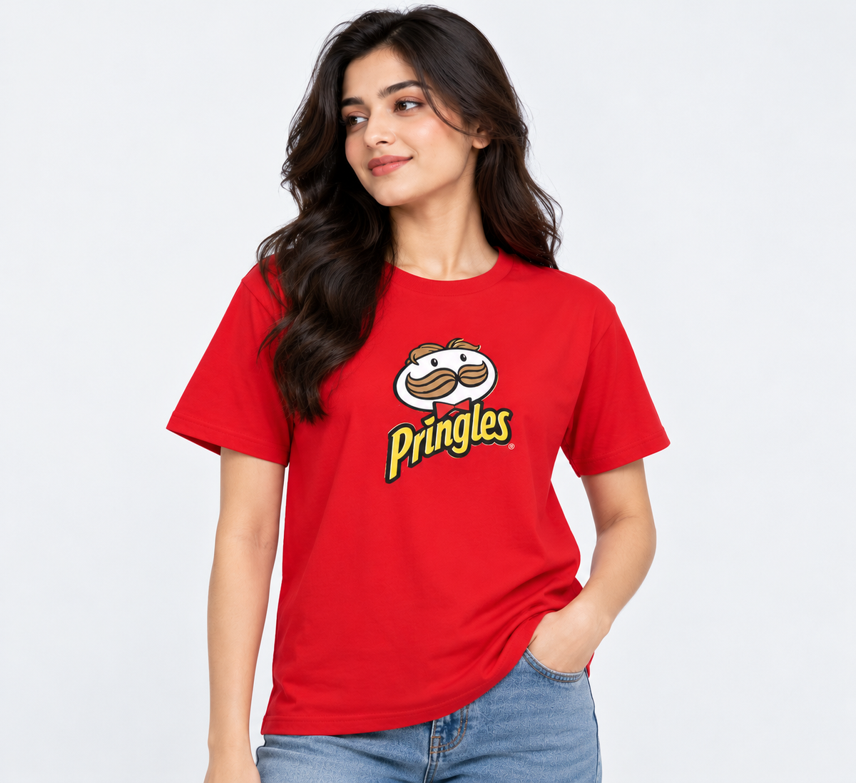 Pringles Graphic Regular Fit T-Shirt Red