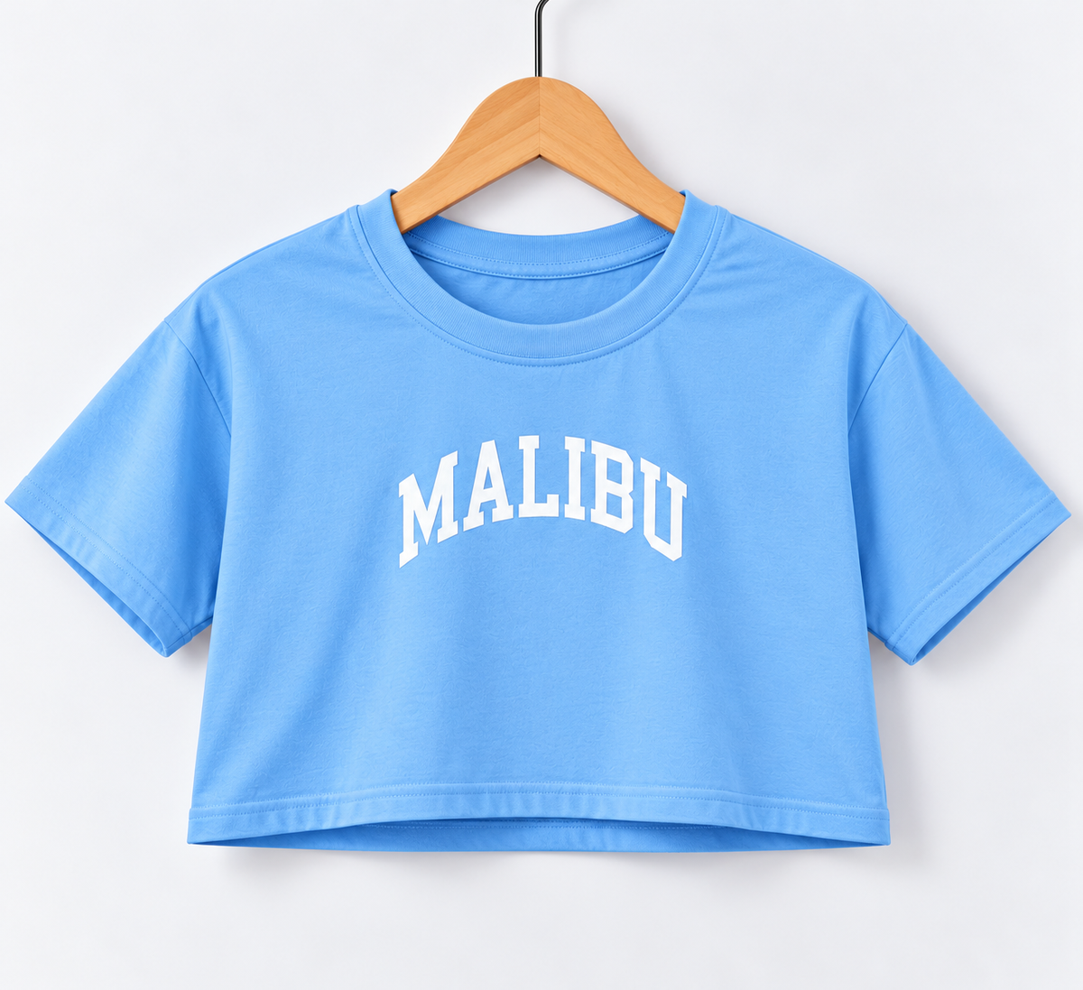 Malibu Crop T-Shirt Sky