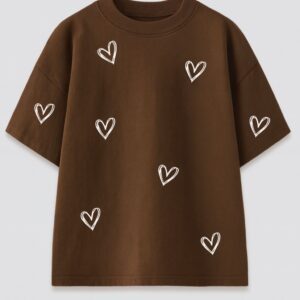 Sketch Heart Oversized Tshirt