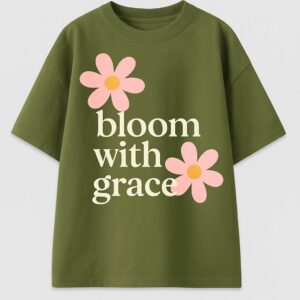 Bloom With Grace Oversized Tshirt