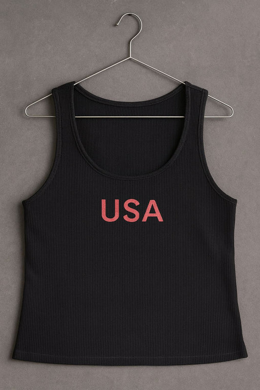 USA Sleeveless Tank Top