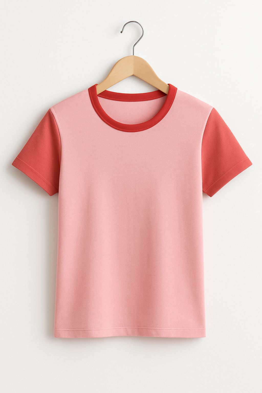 Multi color round neck half sleeves