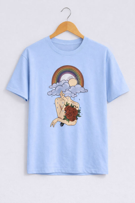 Cloud girl tee